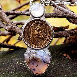 Handmade Artisan Sterling Silver Pendant Necklace